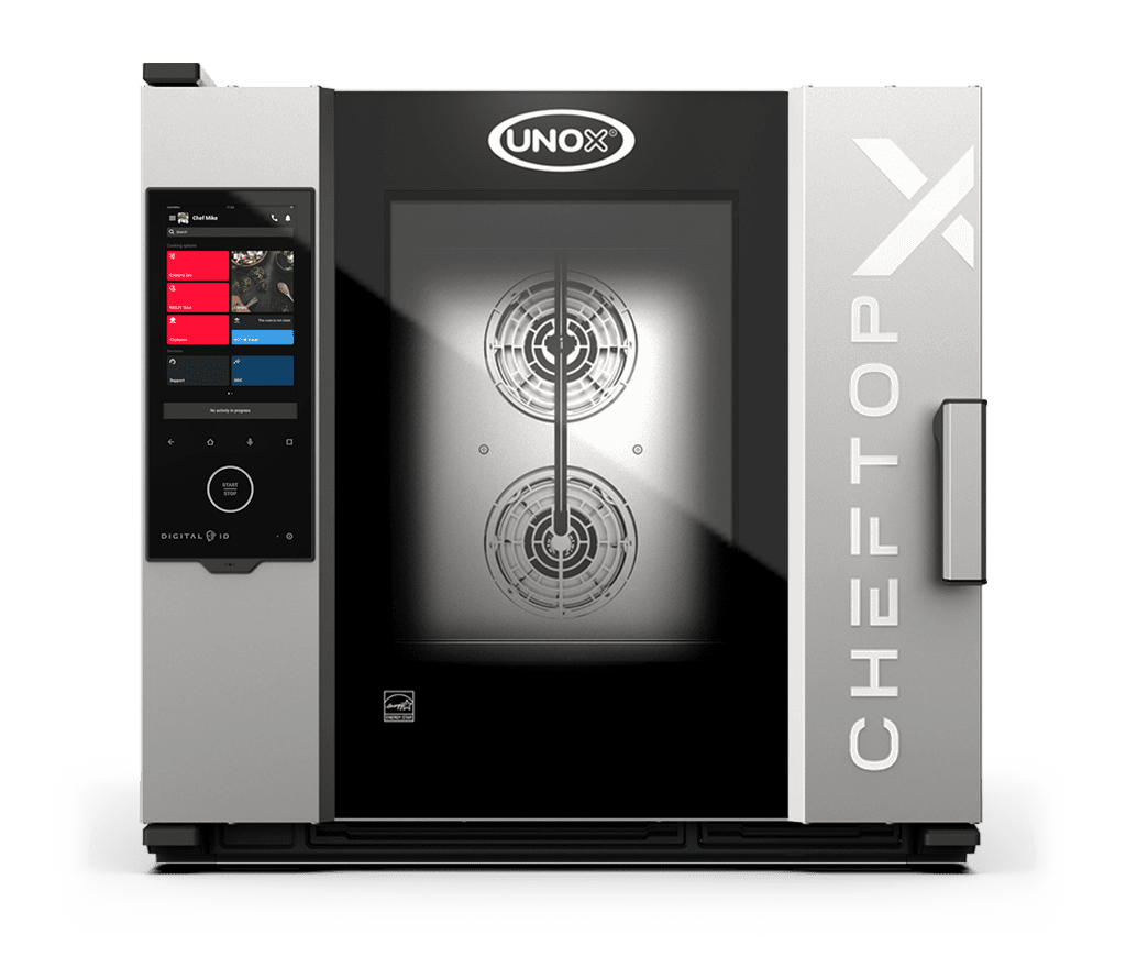 6 trays 18"x26" Render of UNOX CHEFTOP-X™ commercial combi oven XADA-06FS-EXRS.