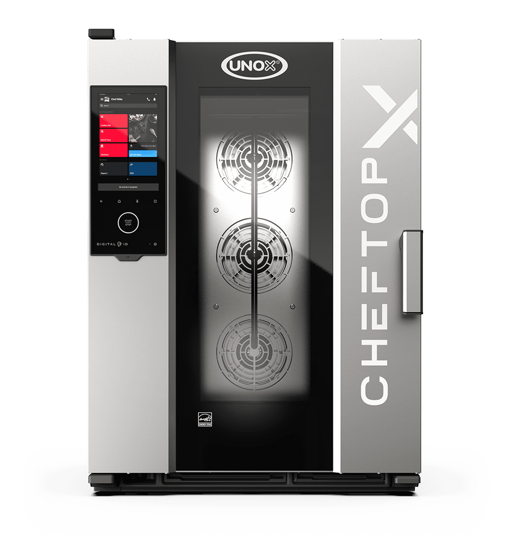 10 trays GN 1/1 Render of UNOX CHEFTOP-X™ commercial combi oven XADA-1011-EXRS.