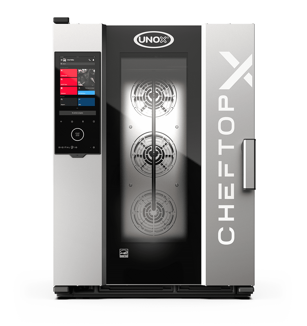 10 trays GN 1/1 Render of UNOX CHEFTOP-X™ commercial combi oven XADA-1011-GXRS.